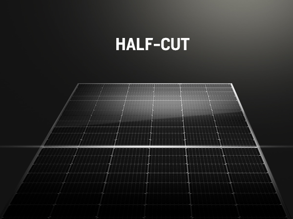 Half-cut teknolojisi ile minimum gölgelenme kaybı; maksimum elektrik üretimi